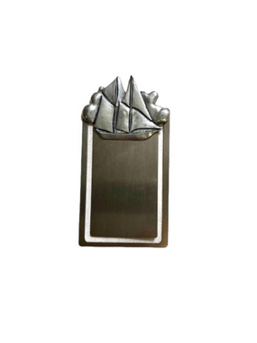 Vintage Seagull Pewter Canada Sailboat Bookmark